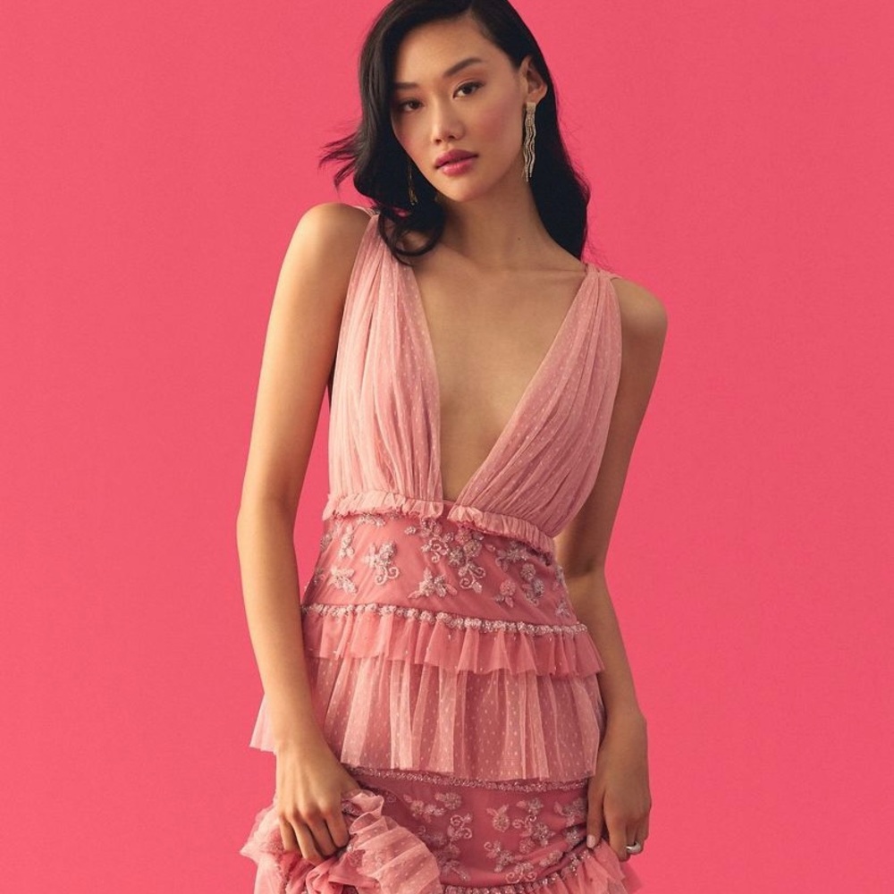 Loveshackfancy Estate Tiered Maxi Dress size 4